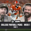 College Football Picks Week 1 Part 2 (Ep. 2673)