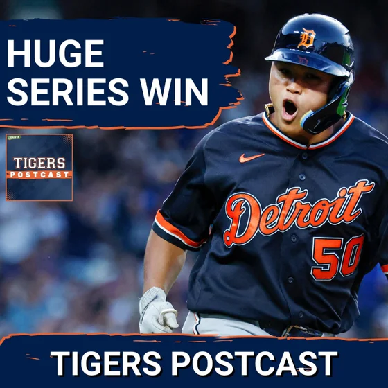 TIGERS POSTCAST: HUGE SERIES WIN! Detroit Tigers BEAT Chicago Cubs, Strong Pitching + Timely Hitting