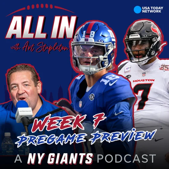 Pregame Report: The New York Giants get ready to take on the Houston Texans at Reliant Stadium