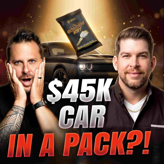 A $45K Car Inside a Trading Card Pack?! | Alladan Flinn, Based Trading Cards