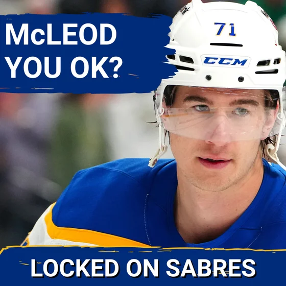Ryan McLeod is STRUGGLING ahead of the playoffs for the Buffalo Sabres