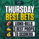 Thursday's BEST BETS: Lions-Bills Picks + MLB Bets