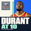 Fantasy Basketball Mock Draft Pick 10 - Kevin Durant Build