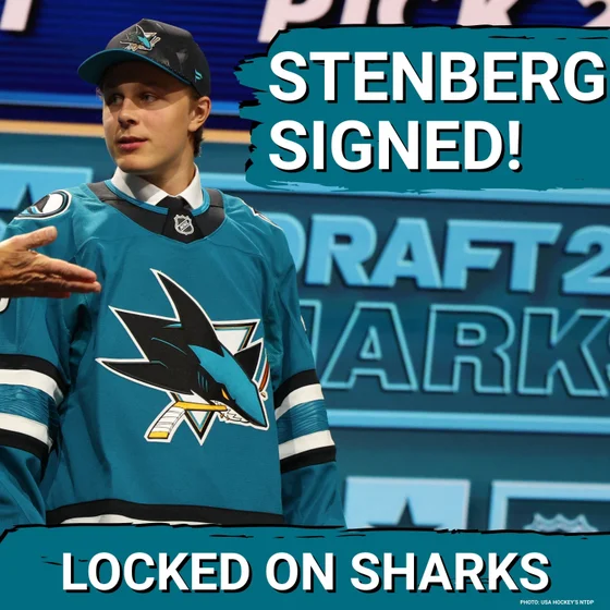DIFFERENT: San Jose Sharks' Ivar Stenberg Signs, Set to DOMINATE With Macklin Celebrini