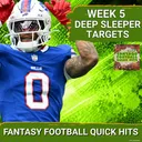 UNLOCKED: Keon Coleman and Malachi Fields DELIVER Deep Fantasy Football Week 5 Sleepers