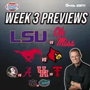 Week 3 previews: Can Ole Miss, Louisville, Alabama & Texas Tech protect home field? | Always College Football