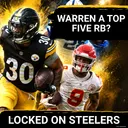 Steelers Debate: Jaylen Warren a Top 5 RB | Asante Samuel Jr. Steps Up | Young DL Stout Run Stuffers