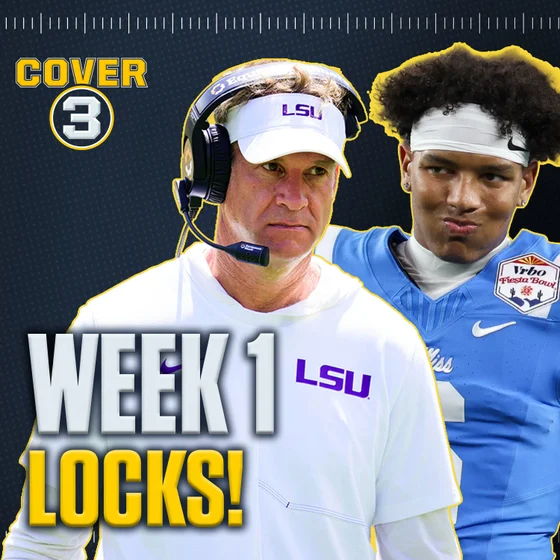 Week 1 LOCKS 🔒 Best Bets, Against The Spread Picks, Moneyline Sprinkles & More! | Cover 3