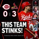 Game 126 - Cardinals 3, Reds 0 (Noelvi Marte Optioned, Joey Votto Wants Reds GM Job?)