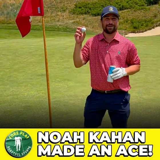 NOAH KAHAN REACTS TO HIS HOLE-IN-ONE