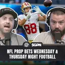NFL Prop Bets Wednesday & Thursday Night Football | Sports Gambling Podcast (Ep. 2679)