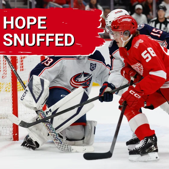 Hope Snuffed: Red Wings blow yet ANOTHER game late, effectively killing any chance of making the playoffs