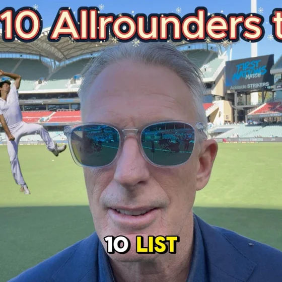 Top 10 Touring Test Allrounders to Australia since 1979