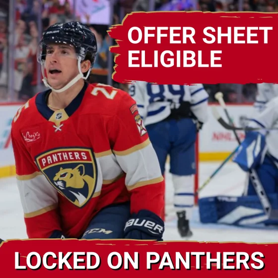 DECISIONS: Mackie Samoskevich is arbitration and offer sheet eligible, What should the Panthers do?