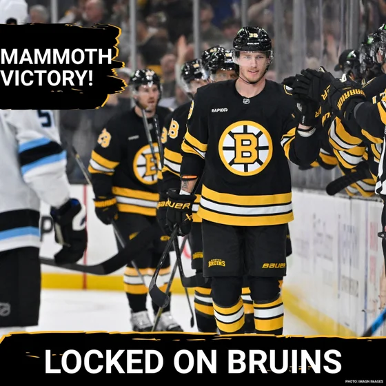 Bruins Dominate Mammoth: Pastrnak Erupts, Swayman Shines + Edvinsson Report