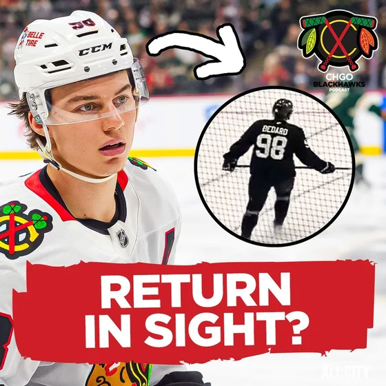 Connor Bedard BACK at Chicago Blackhawks Practice! What's Next for His Return? | CHGO Blackhawks