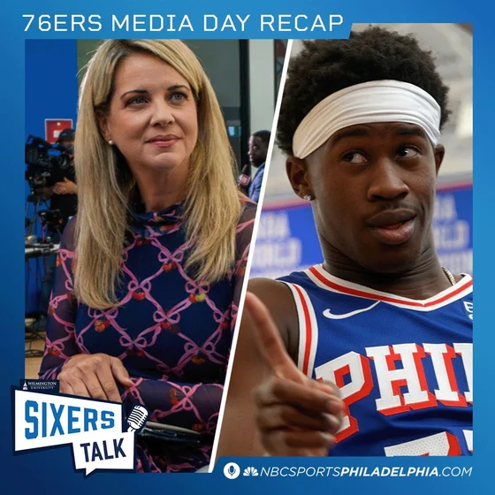Recapping a WILD Sixers Media day. LeBron James seen in a 76ers uniform for first time