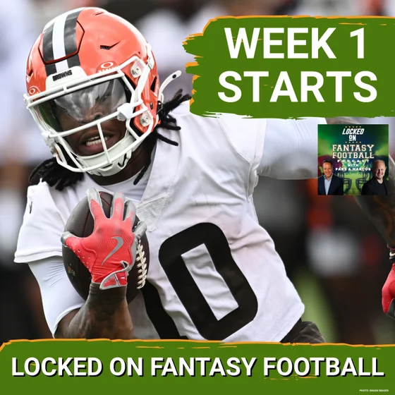 BENCH: Top Fantasy STARTS & SITS Heading Into Week 1 | SIT RBs Marshawn Lloyd & Quinshon Judkins???