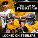 Steelers' Defense Wins First Day of Camp | First Look at Mason Rudolph vs Will Howard, Drew Allar