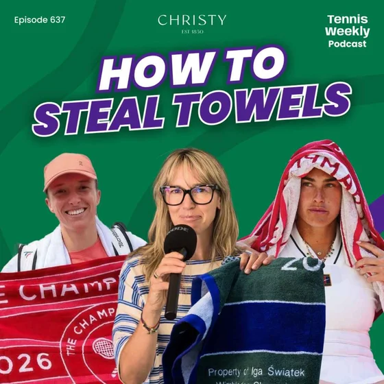 Are the players allowed to steal the towels? All things Wimbledon towels with Christy!