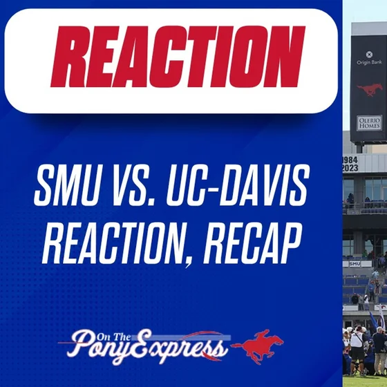 REACTION: SMU vs. UC-Davis After 'Stangs Show | Recap of Mustangs home opener