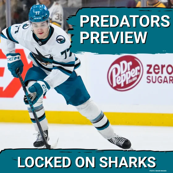 BREAKOUT CALL: Sharks & Macklin Celebrini HUNT Predators—Can Offense ERUPT in Nashville?