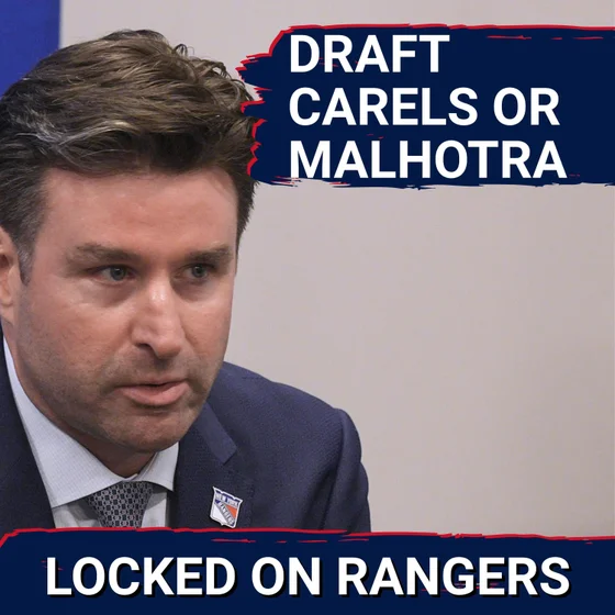DILEMMA: Rangers face MAJOR decision with No. 5 pick in NHL Draft! Carsen Carels, Viggo Bjorck or Caleb Malhotra?