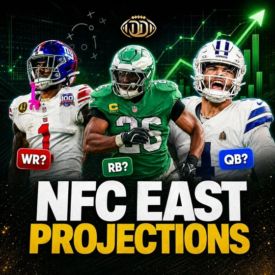 NFC East Fantasy Projections: Dak’s Ceiling, Hurts’ Value & Giants Risks