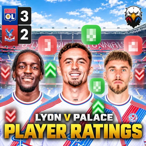 Player Ratings: Lyon 3 - 2 Crystal Palace