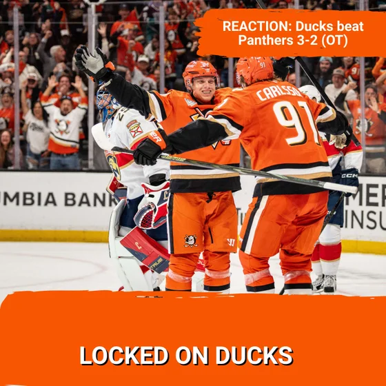 REACTION: Ducks beat Panthers 3-2 (OT)