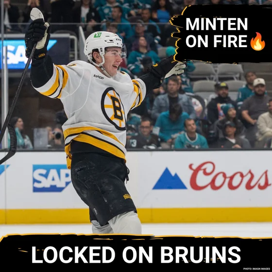 Bruins Extend Streak as McAvoy, Minten Light Up Sharks