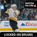 Bruins Extend Streak as McAvoy, Minten Light Up Sharks