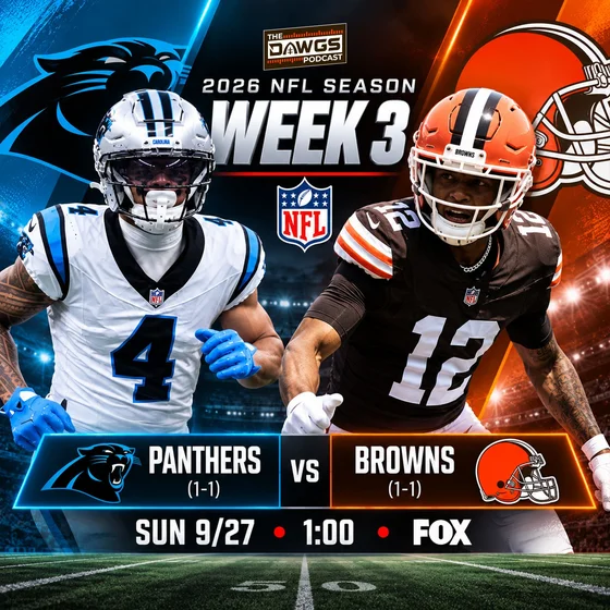 Panthers x Browns: Week 3 Game Preview - Cleveland Browns Podcast for 9/24/26