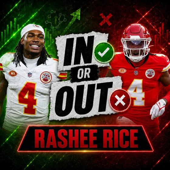 Rashee Rice 2026 Fantasy Outlook: IN or OUT on the Chiefs WR?