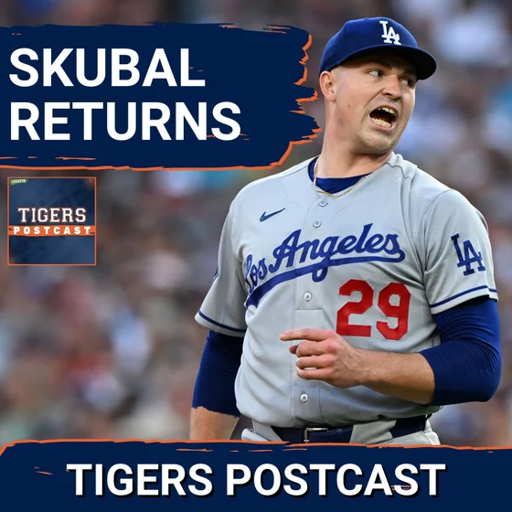 TIGERS POSTCAST: SKUBAL RETURNS! Detroit Tigers LOSE To LA Dodgers In Tarik Skubal’s First Game Back