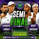 Djokovic vs Sinner | Gauff vs Muchova | Wimbledon 2026 | Semi Final Preview & Predictions