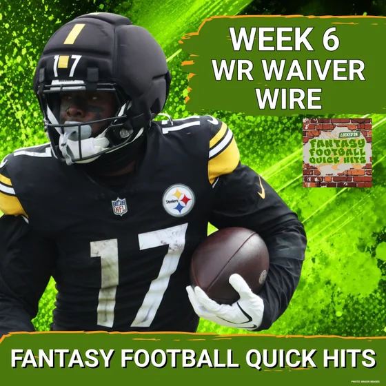 PRIORITY: Steelers’ Germie Bernard LEADS Week 6 WR Waivers—Why He DEMANDS Your Attention