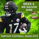 PRIORITY: Steelers’ Germie Bernard LEADS Week 6 WR Waivers—Why He DEMANDS Your Attention