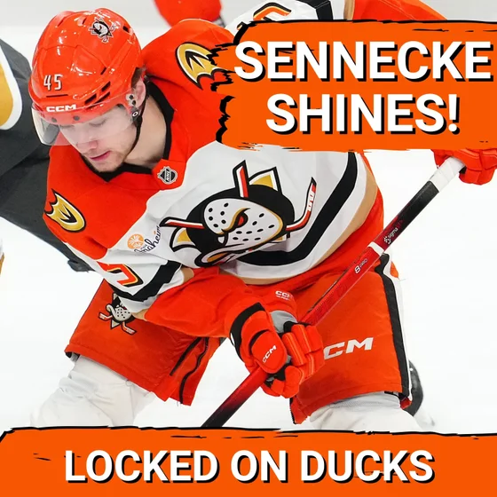 RESILIENT: Anaheim Ducks’ Beckett Sennecke ADAPTS and Delivers CLUTCH Performances in Playoffs
