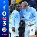 Man City Hit Liverpool for Three After Gravenberch Sees Red