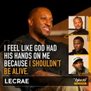 Lecrae Grammy Award winning artist reveals path from streets to finding his purpose, cheating death, power of redemption, Christian beliefs and how he's become a cultural bridge to faith, turning lessons into lyrics.