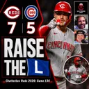 Game 136 - Reds 7, Cubs 5 (Reds WIN on Sunday Night Baseball!)