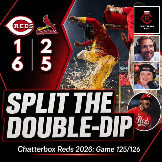 Game 124/125 - Dane Myers Heroics Help Reds Salvage Split in Two Games vs Cardinals