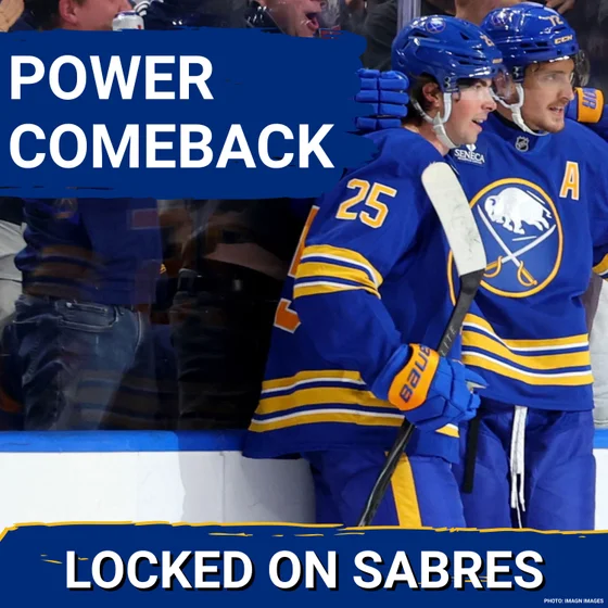 Owen Power FUELS Buffalo Sabres comeback over the Minnesota Wild
