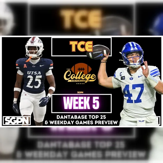 Dantabase College Football Week 6 Top 25 & Weekday Games Preview & Picks (Ep. 3182)