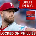 PHILLIES POSTCAST: Philadelphia Phillies earn SPLIT with the Washington Nationals with 3-0 win