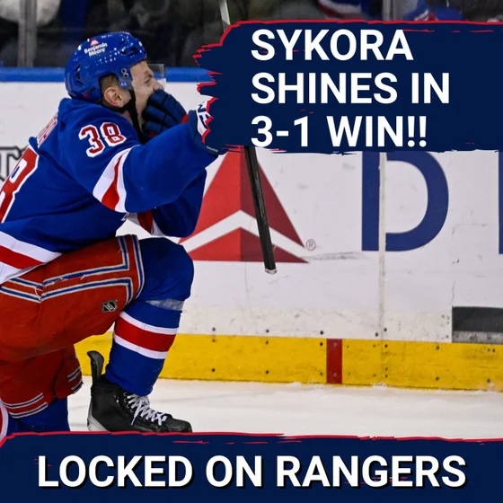 Rangers DOMINATE third period, beat Panthers 3-1! Adam Sykora SHINES but inexplicably loses ice time!!