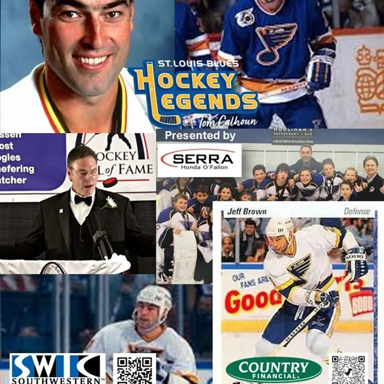 Jeff Brown- Blues 90s Star Defenseman