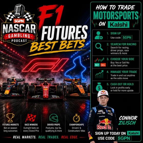 Formula 1 Championship 2026 Update I NASCAR Gambling Podcast (Ep. 843)