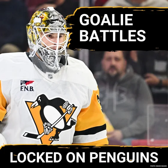 The Penguins' young goalies BATTLE IT OUT on day one of camp!